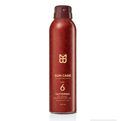 ספריי שמן נצנצים MB SUN CARE SPF6